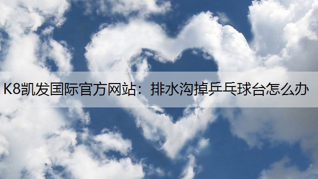 K8凯发国际官方网站：排水沟掉乒乓球台怎么办