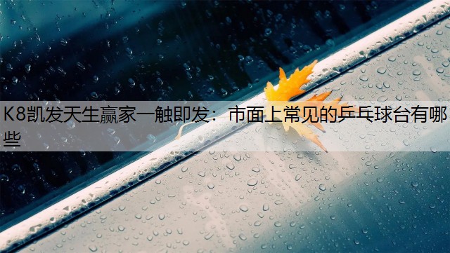 K8凯发天生赢家一触即发：市面上常见的乒乓球台有哪些