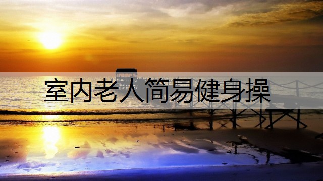 室内老人简易健身操